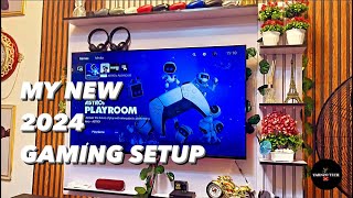 This Is My 2024 Modern Gaming Setup And Living Room Tour!