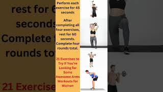 A Beginner Arms Workout With Just 4 Moves | Target Every Part Of Your Bicep/Tricep | #shorts