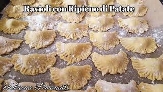 Ravioli con Ripieno di Patate 🥟🥔