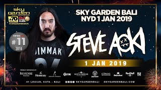 STEVE AOKI - Sky Garden Bali Int. DJ Series - January 1st, 2019