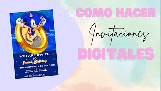 INVITACION DIGITAL SONIC