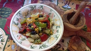 👣😋La salade santé de mon père 🫒🧅