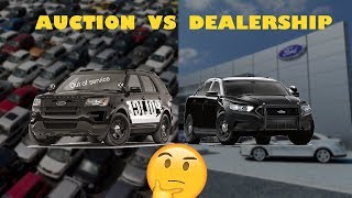 Buying a used cop car from an Auction VS Dealership!