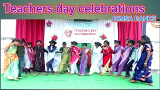 Teachers day celebrations Dimsa dance by ARAKU AP in India.