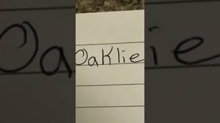 How I imagine your handwriting based off of your name! ❤️🌺🤪🥺😊🙂😌😅😉