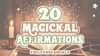 20 Powerful Affirmations For Witches in 2 Minutes 🧙🏻‍♀️