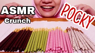 ASMR Eating Sounds: Pocky Chocolate, Strawberry, Green Tea, & Cookies and Cream