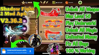 Shadow Fight 2 Mod Apk V2.36.1 | Shadow Fight 2 Mod Apk Latest Version Terabaru | Unlock All Weapon