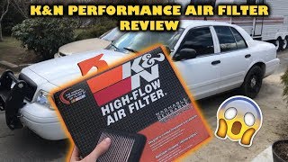 K&N Performance air filter for CROWN VICTORIA! (REVIEW)