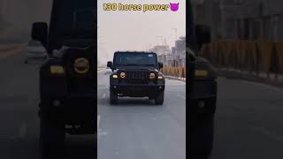 1 horse vs 130 horse power💪 #thar #ytshorts #cars #shorts