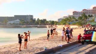 Air France cleaning up Maho Beach