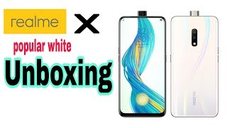 Realme X white Unboxing & review