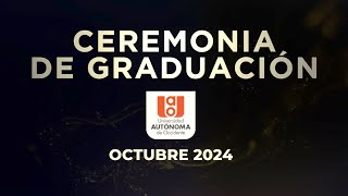 🔴 EN VIVO: CEREMONIA DE GRADUACIÓN 5 DE OCTUBRE DE 2024 - 5:00 pm