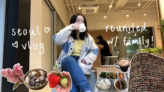 reunited with family in seoul! strawberry picking, nami island, starfield library etc. / vlog