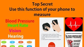 how to measure blood pressure on mobile