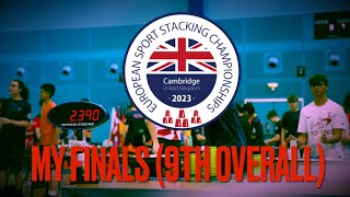 European Sport Stacking Championships (Mostly Day 3) | My Finals (9TH OVERALL!!)