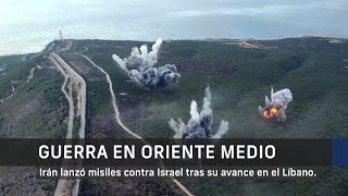 Guerra en Oriente Medio. Irán lanzó misiles contra Israel como respuesta a su avance en el Líbano