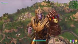 Fortnite First Thanos Gameplay