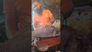 20kg Amazing Giant Katla cutting skills 🔪🔥| fish katla 🔪 video|dawdi market #shorts #fish #trending