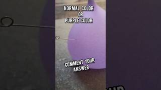 normal color or purpel color comment your answer #shorts #balloon 🎈