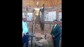 King Mzilikazi statue unveiling in Rusternburg where Nkulumane ended