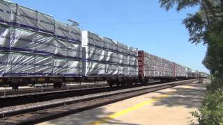 BNSF Chicago Subdivision Railfanning 6/26/12