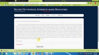 Secure Out sourced Attribute based Signatures