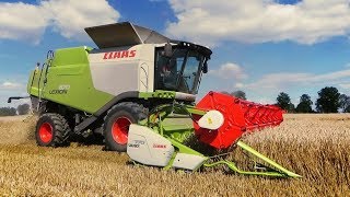 Żniwa 2017 PGR BORZYMY 2x Claas