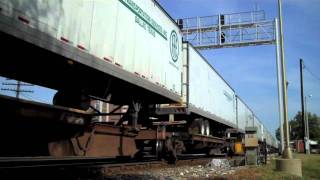 BNSF # 4303 Leads Intermodal West Through Brookfield