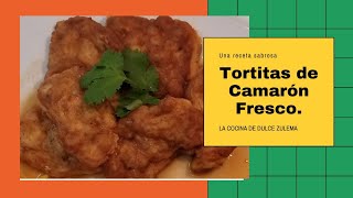 Receta Sabrosa de Tortitas de Camarón Fresco con rico caldo de Camarón.