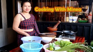 Very Yummy Frying river fish healthy Food_Cooking with minea recipe