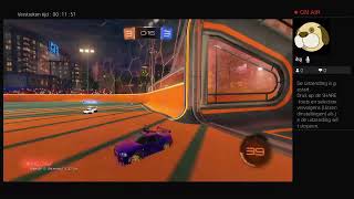 Just playing rocket league