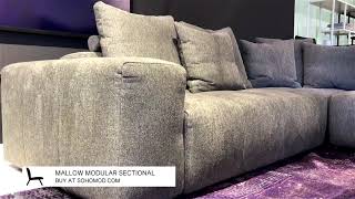 Mallow Modular Fabric Sectional Sofa by Mobital