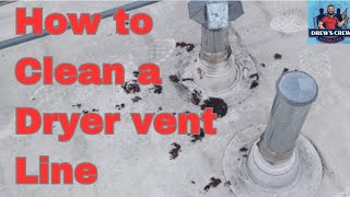 How To Clean A Dryer Vent Line | Dryer Vents