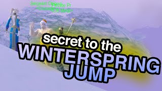 secret to the winterspring jump (onyxia attunement)