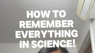 How to remember everything for your GCSE exams!