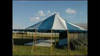 All pole tent tightening instructions for Ohenry Tents