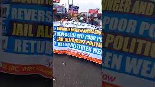 Heavy Protest going on In Lagos Nigeria #shorts #shortsfeed #nigeria #shortsvideo