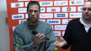 Pressekonferenz ESVK vs.  Ravensburg Towerstars am 18.12.2015