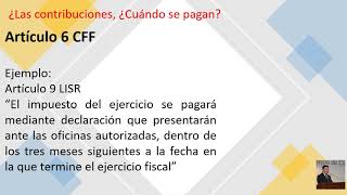 Tutorial CFF   - Plazos para enterar las contribuciones