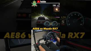 Initial D Arcade Stage 5 AE86 vs Mazda RX7 Keisuke Takahasi Gameplay Sim Racing #simracing #initiald