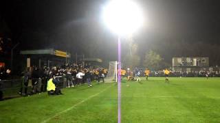 FROM THE STAND: 120th minute equaliser for East Thurrock against Chelmsford City in the FA Cup