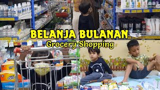 BELANJA BULANAN IBU RUMAH TANGGA ||  Grocery shopping || Belanja sesuai kebutuhan