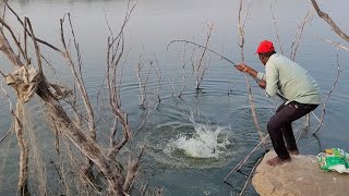 Awesome Fishing 🎣 07no Hook used to Catching Big Rohu Fishes