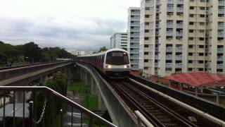 SMRT C151A set 523/524 - Arriving Yishun (Jurong East [D/E] bound)