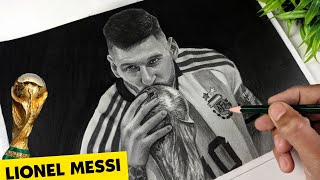 Lionel Messi Drawing | Fifa Worldcup 2022 | Messi with worldcup