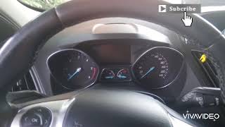 Сброс сообщения о замене масла Форд Куга 2. Reset Ford Kuga (Escape) Oil Change Message.