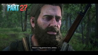 Red Dead Redemption 2 Walkthrough Gameplay Part 27 Arthur steals dynamite to blow up bridge.