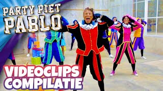 6 VIDEOCLIPS COMPILATIE (21 min.) - SINTERKLAASLIEDJES - van Party Piet Pablo! 🎙🎧