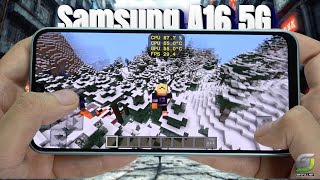 Samsung Galaxy A16 5G test game MineCraft | Dimensity 6300